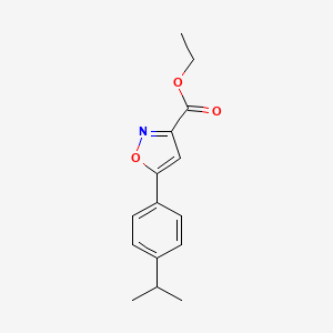 Ethyl 5-(4-Isopropylphenyl)isoxazole-3-carboxylate