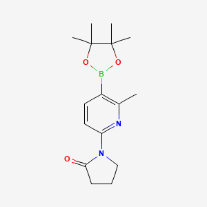 2-Methyl-6-(2-oxo-1-pyrrolidinyl)pyridine-3-boronic Acid Pinacol Ester