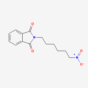 molecular formula C14H16N2O4 B13695483 2-(6-Nitrohexyl)isoindoline-1,3-dione 