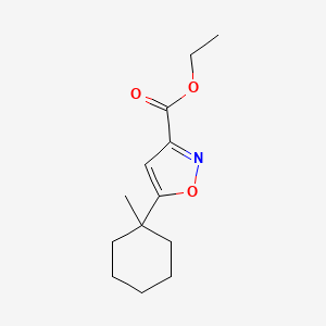 Ethyl 5-(1-Methylcyclohexyl)isoxazole-3-carboxylate