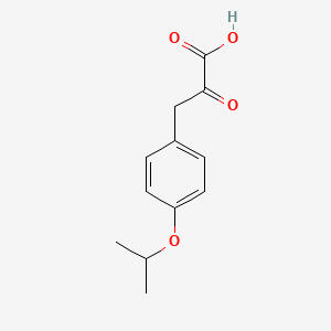 molecular formula C12H14O4 B13695520 3-(4-Isopropoxyphenyl)-2-oxopropanoic Acid 