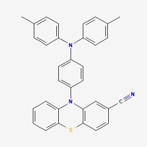 10-(4-(Di-p-tolylamino)phenyl)-10H-phenothiazine-2-carbonitrile