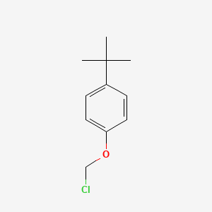 molecular formula C11H15ClO B13695553 1-(tert-Butyl)-4-(chloromethoxy)benzene 