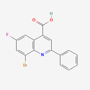 8-Bromo-6-fluoro-2-phenylquinoline-4-carboxylic acid