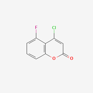 molecular formula C9H4ClFO2 B13695635 4-Chloro-5-fluorocoumarin 