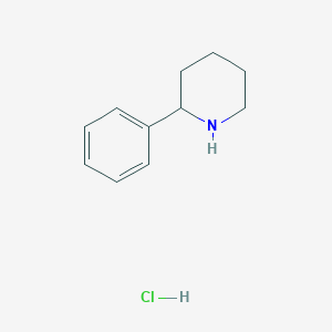 molecular formula C11H16ClN B1369565 2-Phenylpiperidine hydrochloride CAS No. 3466-81-7