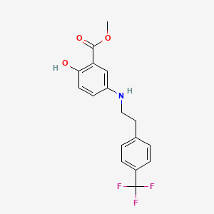 Methyl 2-Hydroxy-5-[[4-(trifluoromethyl)phenethyl]amino)benzoate