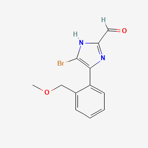 5-Bromo-4-[2-(methoxymethyl)phenyl]imidazole-2-carbaldehyde