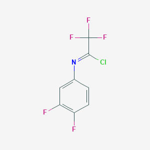 N-(3,4-Difluorophenyl)-2,2,2-trifluoroacetimidoyl Chloride