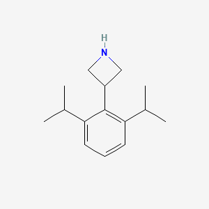 molecular formula C15H23N B13695699 3-(2,6-Diisopropylphenyl)azetidine 