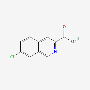 molecular formula C10H6ClNO2 B1369576 7-Chloroisoquinoline-3-carboxylic acid CAS No. 234098-55-6