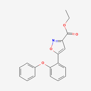 Ethyl 5-(2-Phenoxyphenyl)isoxazole-3-carboxylate