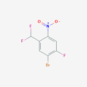 1-Bromo-5-(difluoromethyl)-2-fluoro-4-nitrobenzene