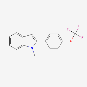 1-Methyl-2-[4-(trifluoromethoxy)phenyl]indole