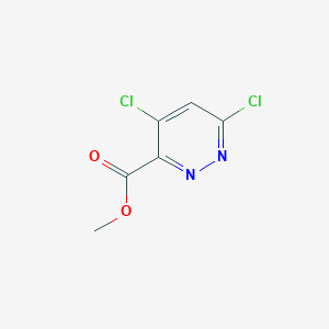 molecular formula C6H4Cl2N2O2 B1369579 Methyl 4,6-dichloropyridazine-3-carboxylate CAS No. 372118-01-9