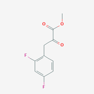 Methyl 3-(2,4-difluorophenyl)-2-oxopropanoate