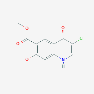 Methyl 3-Chloro-4-hydroxy-7-methoxyquinoline-6-carboxylate