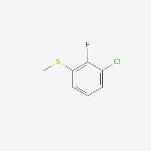 molecular formula C7H6ClFS B1369586 3-Chloro-2-fluorothioanisole CAS No. 214057-24-6