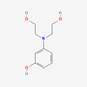 molecular formula C10H15NO3 B13695861 3-Bis(2-hydroxyethyl)aminophenol 