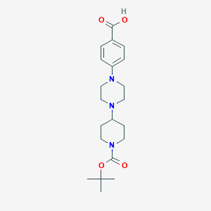 4-[4-(1-Boc-4-piperidyl)-1-piperazinyl]benzoic Acid