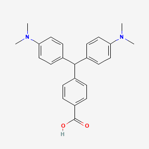 4-[Bis[4-(dimethylamino)phenyl]methyl]benzoic acid