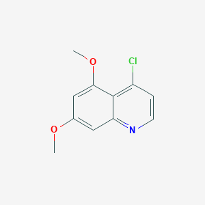 molecular formula C11H10ClNO2 B1369592 4-Chloro-5,7-dimethoxyquinoline CAS No. 143946-49-0