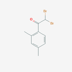 molecular formula C10H10Br2O B13696000 2,2-Dibromo-1-(2,4-dimethylphenyl)ethan-1-one 