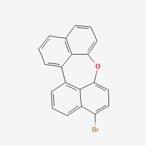 molecular formula C20H11BrO B13696020 7-bromo-11-oxapentacyclo[10.7.1.12,6.016,20.010,21]henicosa-1(19),2(21),3,5,7,9,12,14,16(20),17-decaene 