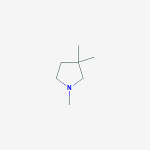 molecular formula C7H15N B13696039 1,3,3-Trimethylpyrrolidine 