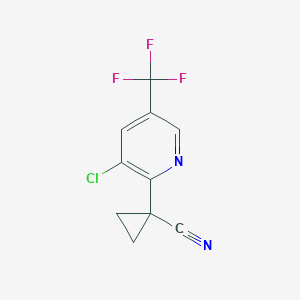 1-[3-Chloro-5-(trifluoromethyl)-2-pyridyl]cyclopropanecarbonitrile