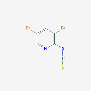 molecular formula C6H2Br2N2S B13696170 3,5-Dibromo-2-isothiocyanatopyridine 