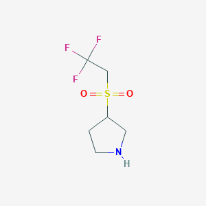 3-[(2,2,2-Trifluoroethyl)sulfonyl]pyrrolidine