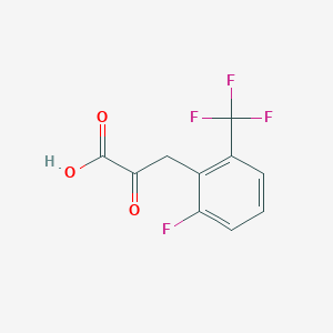 3-[2-Fluoro-6-(trifluoromethyl)phenyl]-2-oxopropanoic acid