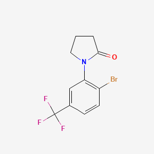 1-[2-Bromo-5-(trifluoromethyl)phenyl]-2-pyrrolidinone