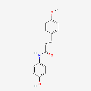 N-(4-hydroxyphenyl)-3-(4-methoxyphenyl)prop-2-enamide