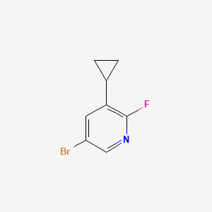 5-Bromo-3-cyclopropyl-2-fluoropyridine