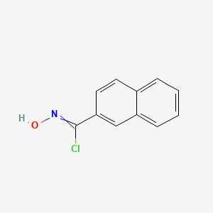 molecular formula C11H8ClNO B13696327 N-hydroxy-2-naphthimidoyl chloride 