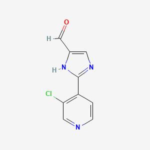 2-(3-Chloro-4-pyridyl)imidazole-5-carbaldehyde