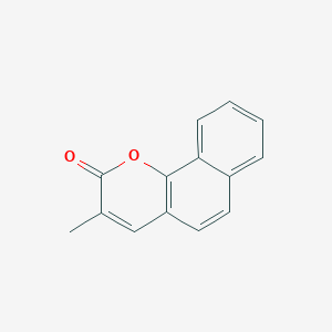 molecular formula C14H10O2 B13696385 3-methyl-2H-benzo[h]chromen-2-one 