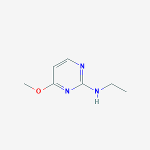 molecular formula C7H11N3O B1369640 N-Ethyl-4-methoxy-2-pyrimidinamine 