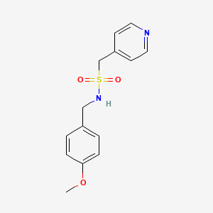 N-(4-Methoxybenzyl)-1-(4-pyridyl)methanesulfonamide