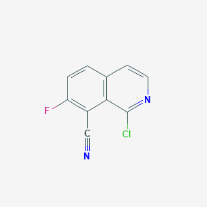 1-Chloro-7-fluoroisoquinoline-8-carbonitrile