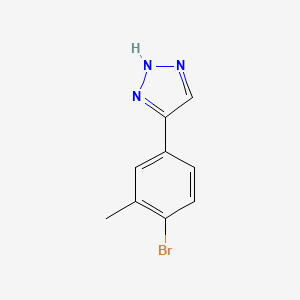 4-(4-bromo-3-methylphenyl)-1H-1,2,3-triazole