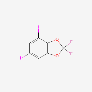 2,2-Difluoro-4,6-diiodobenzo[d][1,3]dioxole