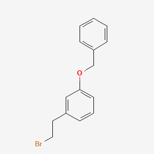 molecular formula C15H15BrO B13696450 1-(Benzyloxy)-3-(2-bromoethyl)benzene 