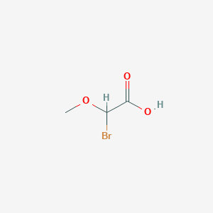 molecular formula C3H5BrO3 B1369646 2-Bromo-2-methoxyacetic acid 