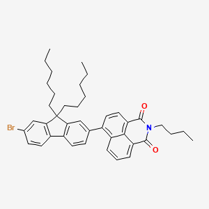 6-(7-Bromo-9,9-dihexyl-9H-fluoren-2-yl)-2-butyl-1H-benzo[de]isoquinoline-1,3(2H)-dione