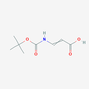 molecular formula C8H13NO4 B13696479 (E)-3-(Boc-amino)acrylic Acid 