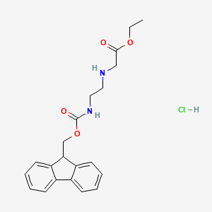 Ethyl 2-[[2-(Fmoc-amino)ethyl]amino]acetate Hydrochloride