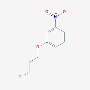 molecular formula C9H10ClNO3 B136965 1-(3-Chloropropoxy)-3-nitrobenzene CAS No. 132636-13-6